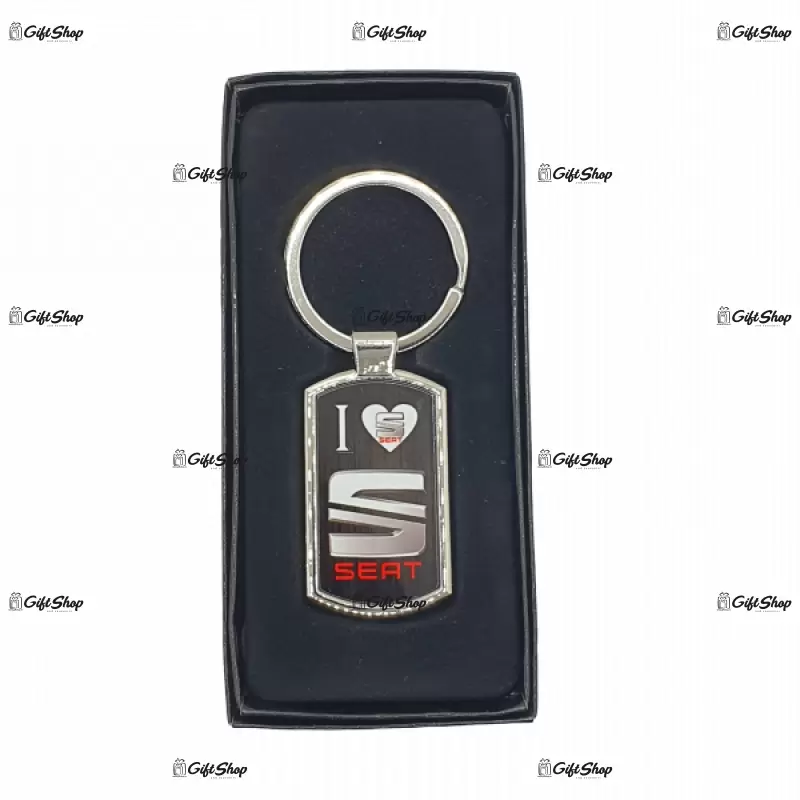 Seat, breloc din metal cu mesaj